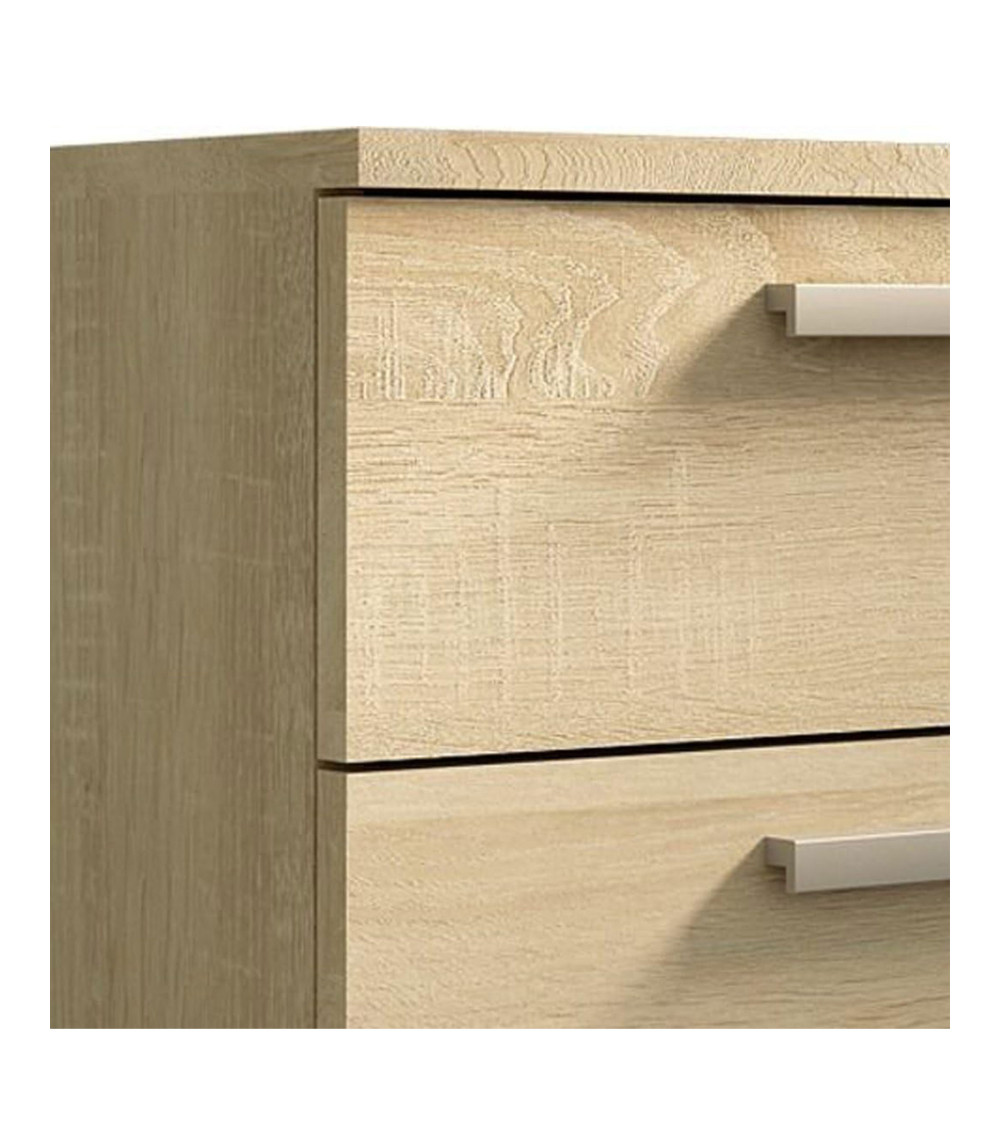 Mesita de noche CUBE 3 – Mesilla de 3 cajones moderna