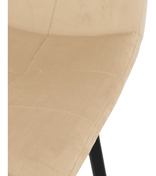 Pack de 4 sillas de comedor de terciopelo ASTRID