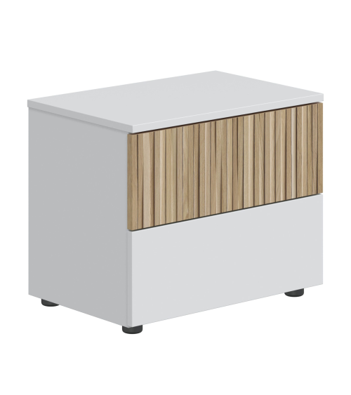 Mesita de Noche Edith - Compacta, elegante y funcional