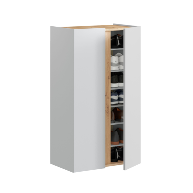 Zapatero Ébano 2 puertas 6 baldas - Organización y estilo para tu hogar