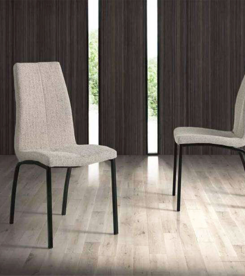 Pack 4 sillas tapizadas INGRID