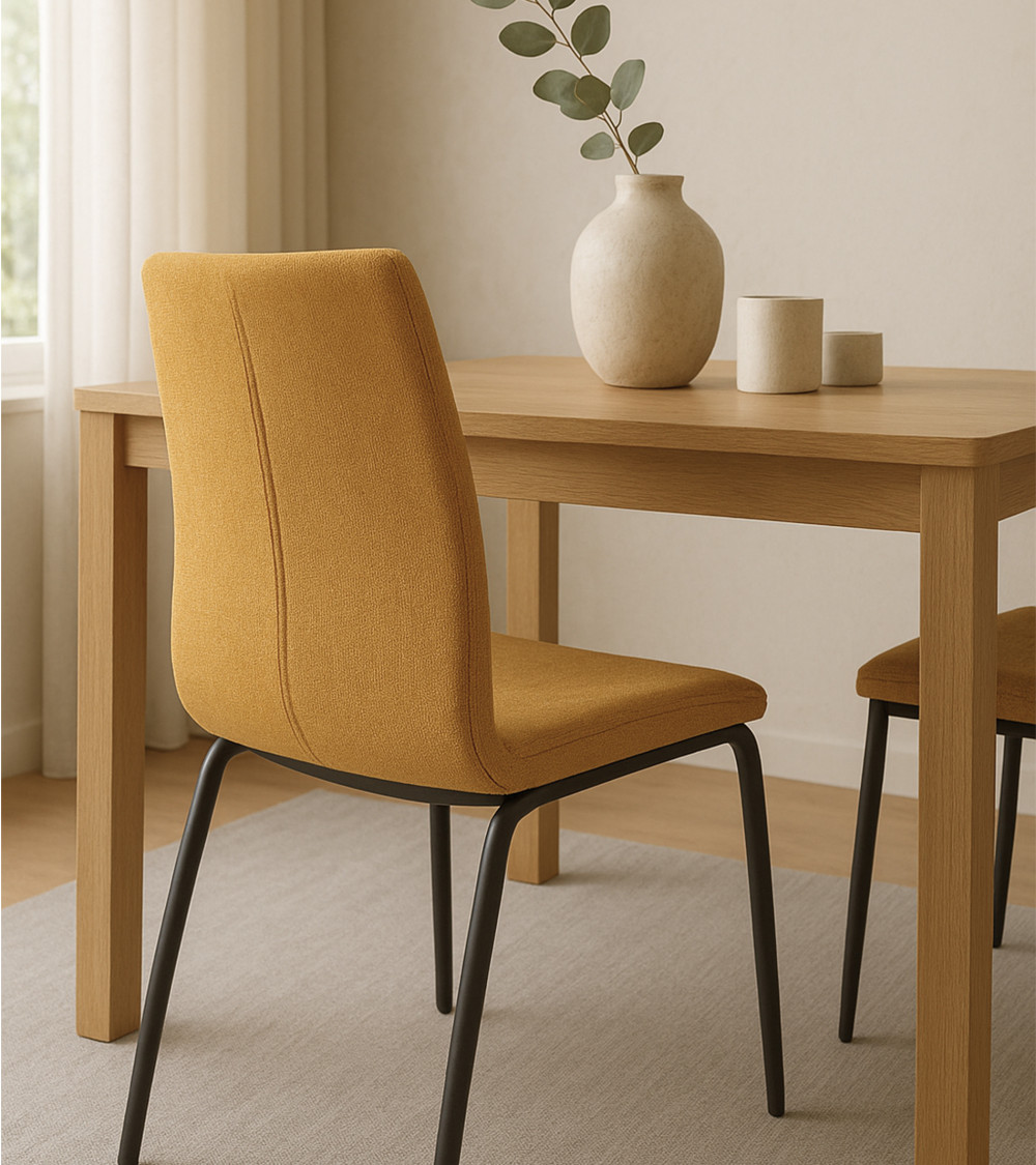 Pack 4 sillas tapizadas INGRID