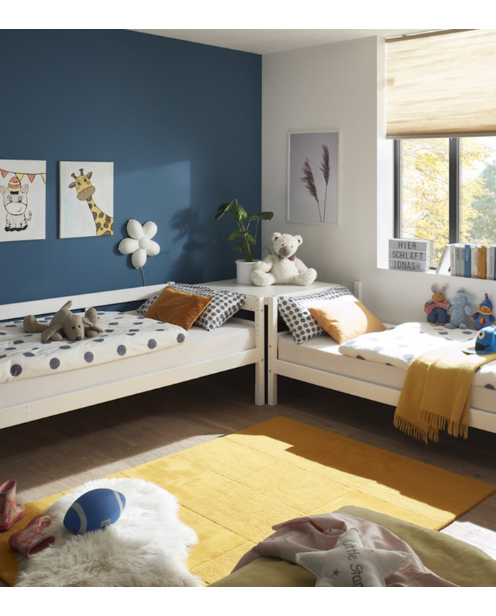 Litera Martu – Litera juvenil blanca convertible en 2 camas