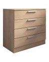 Cómoda de 4 cajones CUBE, funcional y atemporal