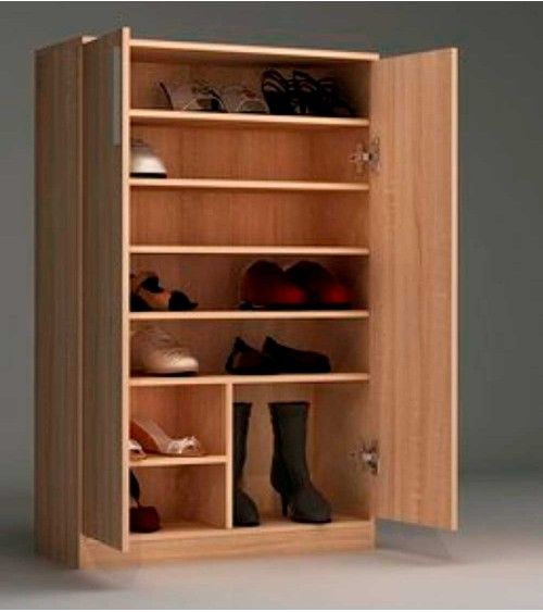 Zapatero CUBE con dos puertas y mucho almacenaje