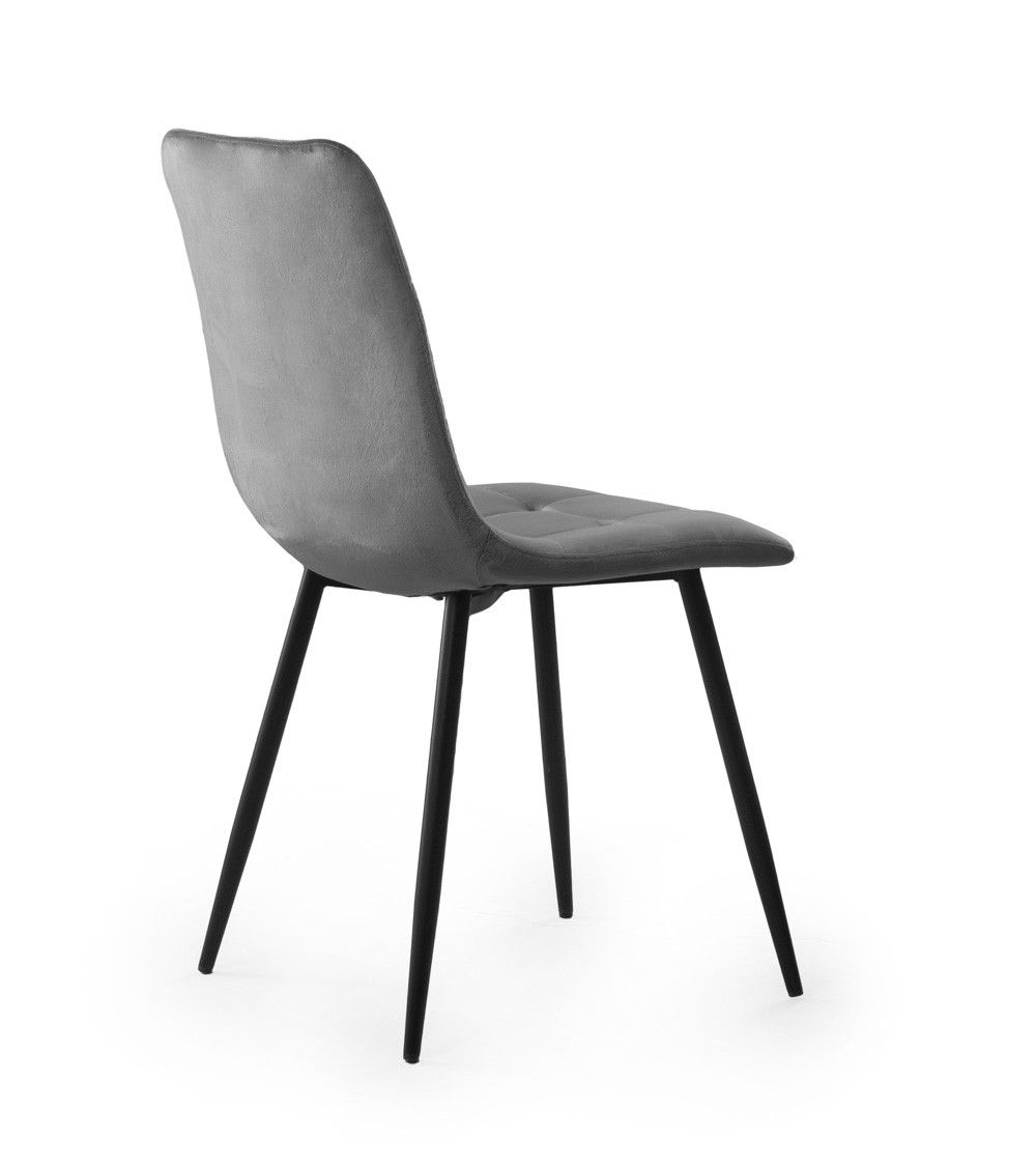 Pack de 4 sillas de comedor de terciopelo ASTRID