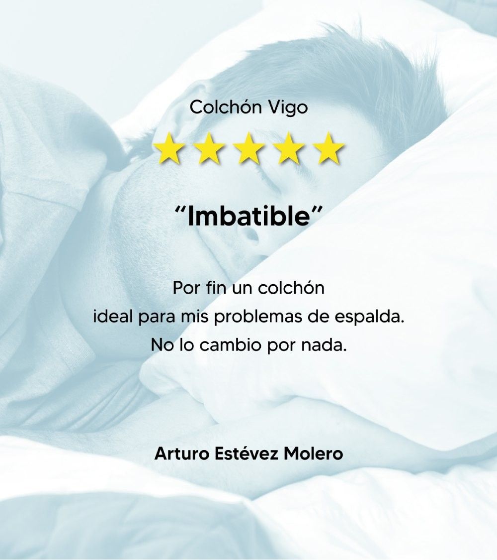 Colchón Vigo viscoelástica económico