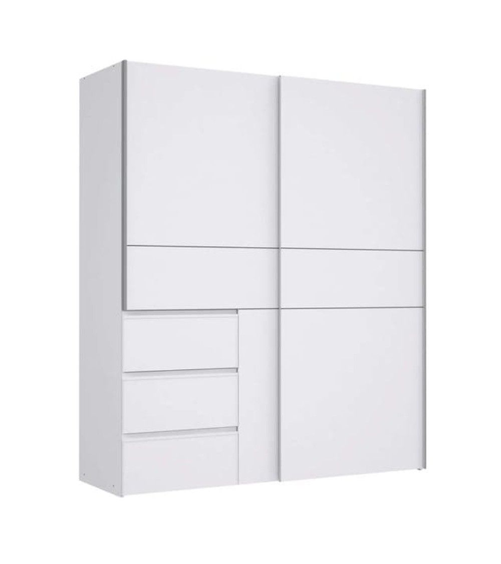 Armario ropero 170 cm puertas correderas + cajonera WINTER2