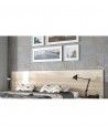 Cabecero rectangular madera WINTER para cama 135-150 cm
