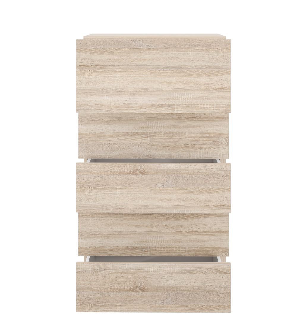 Cómoda 5 cajones WINTER en madera roble.