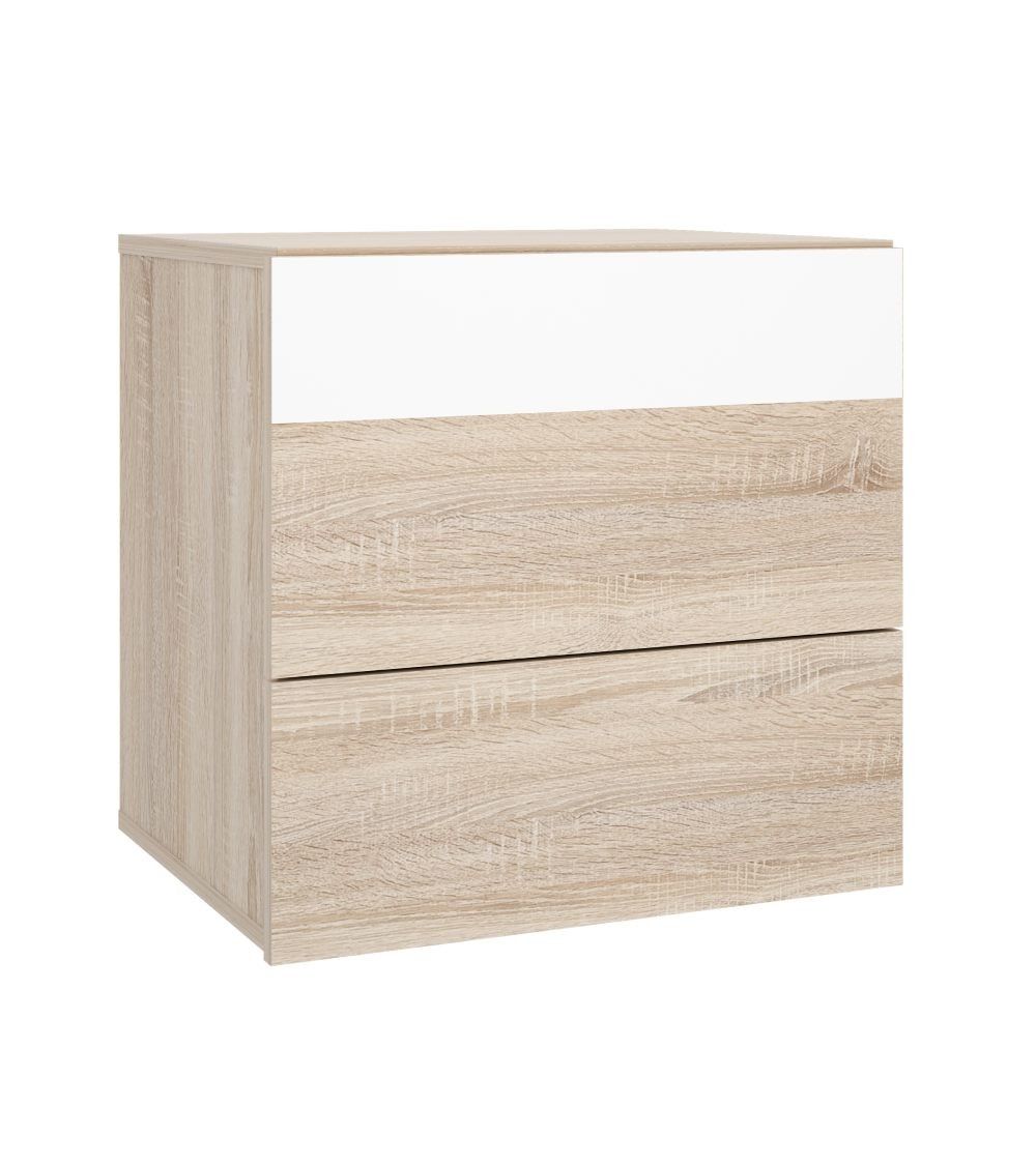 Mesita de noche 2 cajones WINTER