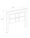 Cabecero de cama roble de 160 cm DORA