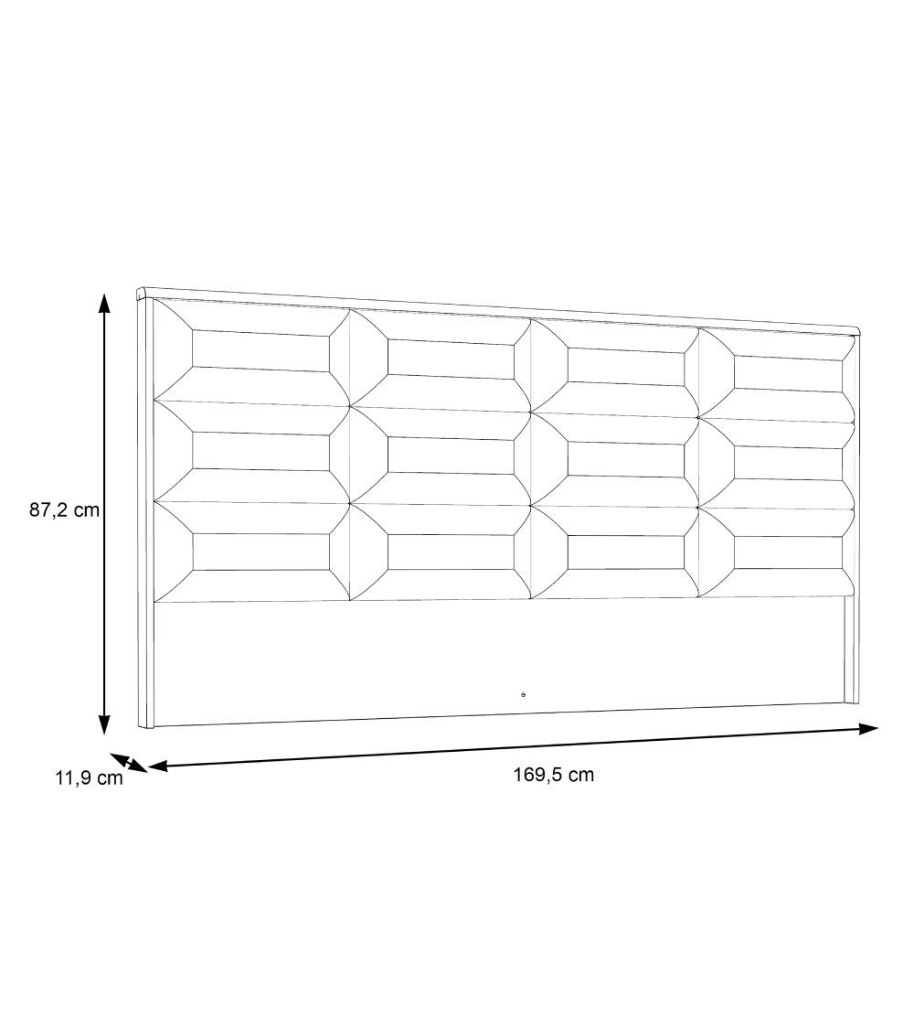 Cabecero de cama de 170 cm SATURN
