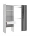 Armario vestidor abierto con cortina JUDY