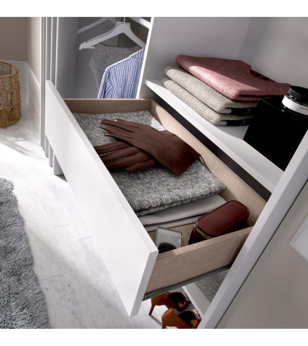 Armario vestidor abierto con cortina JUDY