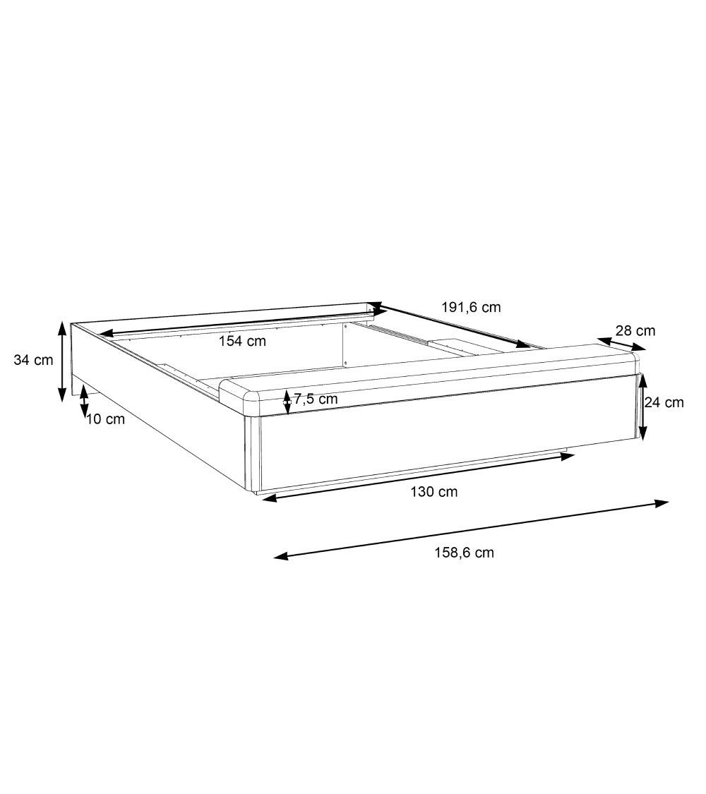 Cama canapé abatible + banco SATURN | Cambia Tus Muebles