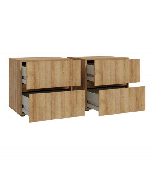 Set de 2 mesitas de noche LENY