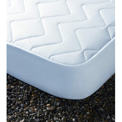 Cubre colchón reversible Alisa - Microfibra hipoalergénico