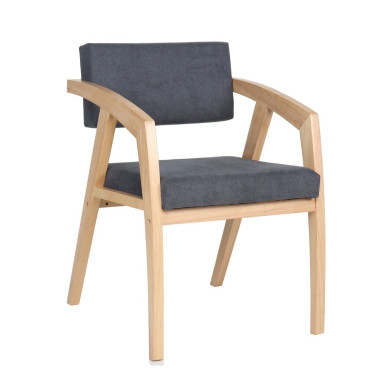 Silla de madera maciza NOVYK