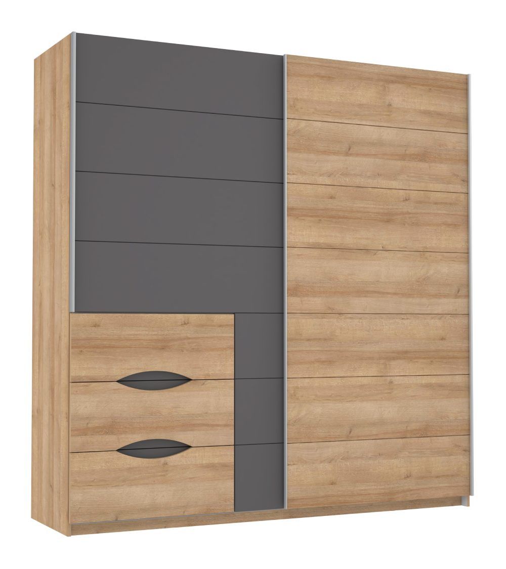 Armario 200 puertas correderas + cajonera SATURN | Cambia Tus Muebles