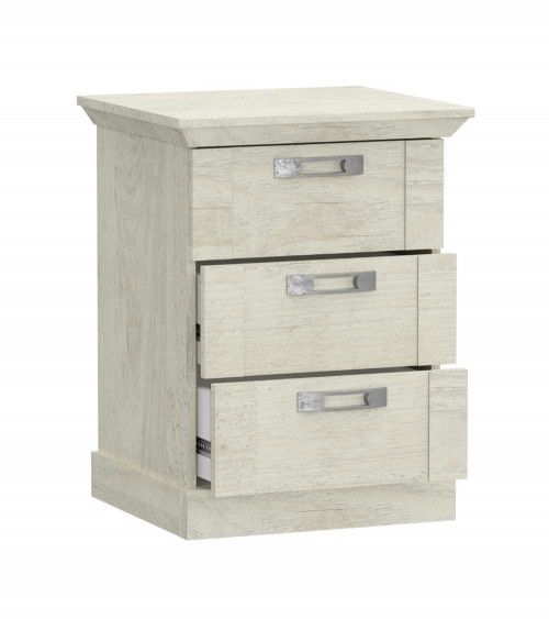 Mesita de noche 3 cajones KAREN