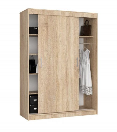 Armario 2 puertas correderas 150 cm JANGO