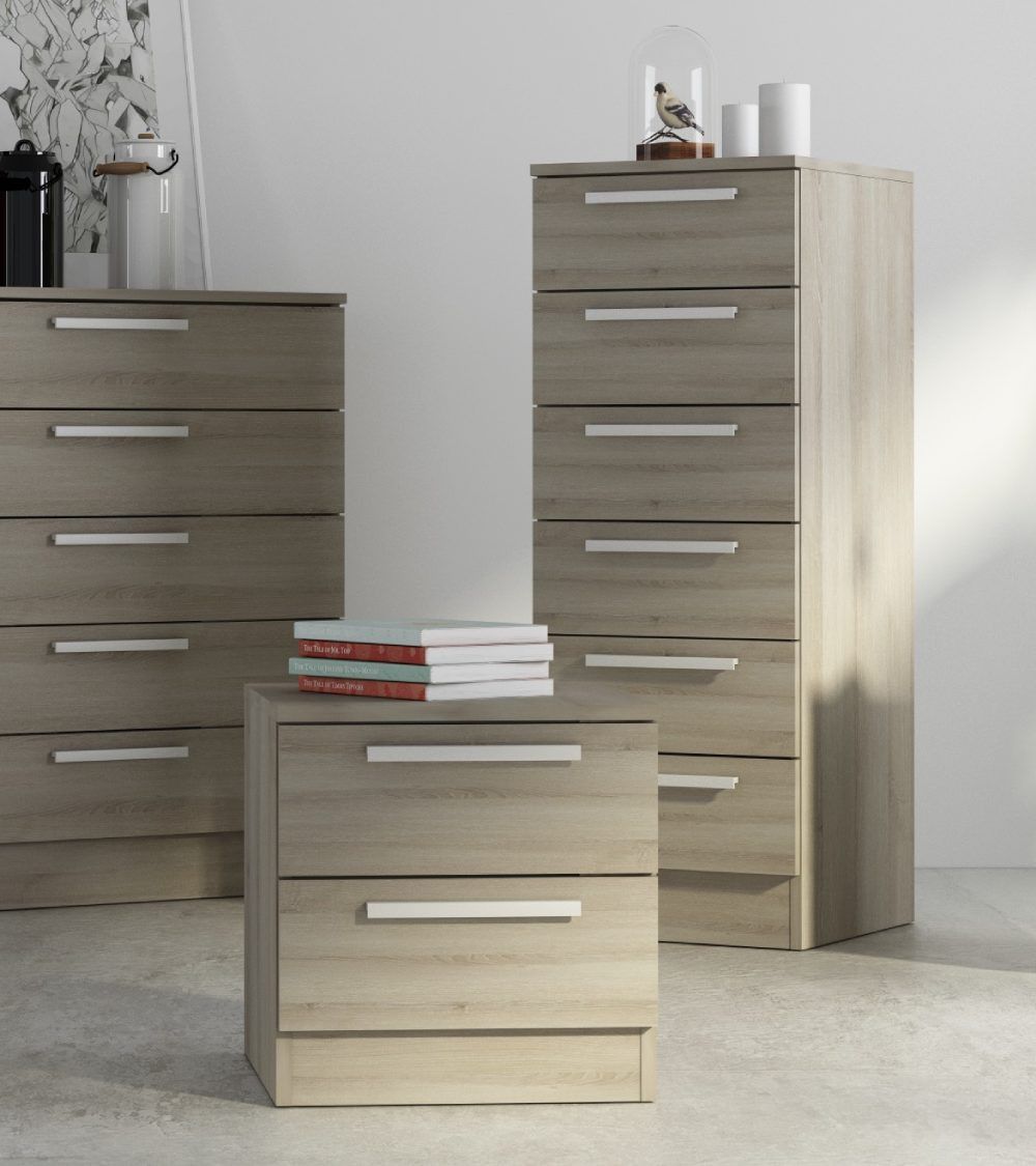 Sinfonier de 6 cajones CUBE - Cómoda alta moderna
